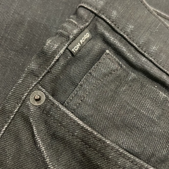 Tom Ford Mens Black Slim Fit Jeans - Picture 7 of 13